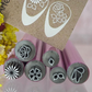 💅 50% Off Now ✨ Nail Art Stamping Tool Kit — 6 Floral Metal Stamp Heads 🌸