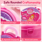 🎄LIMITED-TIME 59% OFF! 🎀Kids’ Pretend Makeup Vanity Suitcase – Portable Dress-Up Toy Set for Girls