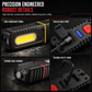 📢📢57% OFF !!!⏰Bright Rechargeable LED Work Light with Magnetic Base Portable Inspection Lamp for Car Repair and Night Market Lighting