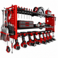 🛠️56% OFF NOW!📢🔩 Wall-Mounted Power Tool Organiser – Heavy-Gauge Steel Garage Storage 💪✨