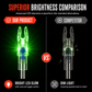 🎉BUY 1 GET 1 FREE🎁Automatic LED Lighted Arrow Nock for 6.2mm Inner Diameter Arrow Shafts