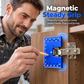 📢📢52% OFF !! ⏰Aluminum Alloy Magnetic Hinge Installation Template and Quick Positioning Fixing Plate Tool