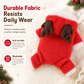 🎄LIMITED-TIME 50% OFF! ⏰Warm Thickened Flannel Pet Jumpsuit Four Legged Christmas Reindeer Dog Clothes with Button Closure for Small Dogs and Cats