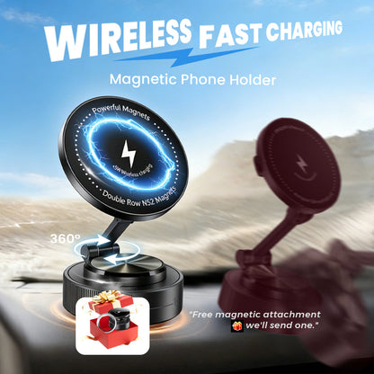 🎄LIMITED-TIME 50% OFF! ⏰Wireless Fast Charging Magnetic Phone Holder