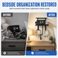 ⏳🔥LIMITED-TIME 55% OFF! ⏰Wall-Mount CPAP Organizer with Hose Elevator Hook | Wrought-Iron Single Two-Tier Bracket, Pre-Drilled🛏️💤