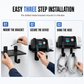 ⏳🔥LIMITED-TIME 55% OFF! ⏰Wall-Mount CPAP Organizer with Hose Elevator Hook | Wrought-Iron Single Two-Tier Bracket, Pre-Drilled🛏️💤