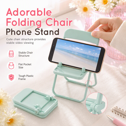 📢📢53% OFF !! ⏰Cute Chair Shaped Cell Phone Stand Creative Desktop Holder and Decorative Ornament for Dormitory